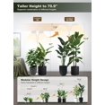 thumbnail image 2 of Luz de cultivo GLOWRIUM 48W de doble cabezal ajustable hasta 180 cm, 2 of 7
