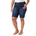 thumbnail image 1 of Bermudas de tiro alto Amanda para mujer de Gloria Vanderbilt, 1 of 1