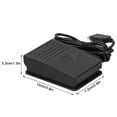 thumbnail image 2 of Portable Upgraded USB Single Foot Pedal Switch Control One Key Footswitch Program Customized Computer Keyboard Mouse Game Action (Black), 2 of 9