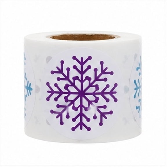 OULII 500 Pieces Christmas Holiday Sticker Roll for Card Decoration