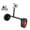 28mm Diameter, variant on String Trimmer Support Wheels with Fixed Connector Flexible Practical Mower Attachment Adjustable Height for Grass Cutter 28mm Diameter