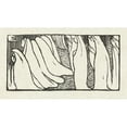 thumbnail image 3 of Maurice Denis 18x12 Black Modern Framed Museum Art Print Titled - Illustration in Poem from Poetry Collection Sagesse by Paul Verlaine (1895-07), 3 of 5
