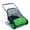 Dark green, variant on Push Lawn Sweeper, 21inch Leaf & Grass Collector, Heavy Duty Thickened Steel Durable Manual Leaf Sweeper to Use with Large Capacity 3.5 Cu. ft. Mesh Collection Hopper Bag, 2 Spinning Brushes