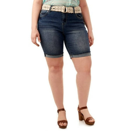 Junior's Plus Wallflower Bermuda