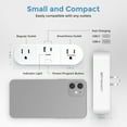 thumbnail image 5 of Emerson SmartVoice 4-in-1 Dual Wall Plug, Offline 30+ Voice Commands, No APP, No WIFI,  Smart Outlet, 2 AC Outlets, USB-A & USB-C , Timer, ETL Listed, 5 of 9