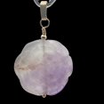 thumbnail image 6 of Amethyst Rose Pendant Necklace | Semi Precious Stone Jewelry | 14kgf Pendant |, 6 of 11