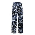 thumbnail image 6 of SnnmBlm Camo Pajama Pants Hunting Camouflage Men's Pajama Bottoms Lounge Sleepwear PJs Lightweight Sleep Pants Navy 3XL, 6 of 7