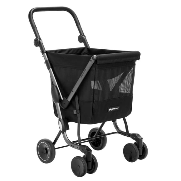 Playmarket 24960D3-291 Chariot de Courses We Go, Maille Poivre Noir