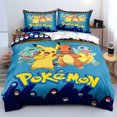 thumbnail image 1 of siniker Bedding Set Kids Quilt Cover 3D Cartoon Bedspread Cover with Pillowcase and Zipper Closure, 1 of 2