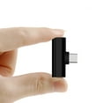 EXCIXING Twoinone TypeC To 3.5mm Audio Headset Converter for Mi