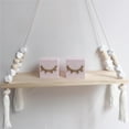 thumbnail image 3 of Estante De Madera Maciza Para Decoración Del Hogar, Soporte De Cuerda Para Colgar En La Pared, Decoración Para Habitación De Bebés Y Niños, Producto Básico Guardurnaity HA024150-02, 3 of 6