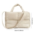 thumbnail image 2 of Bolso Casual FLhrweasw Asa Superior Mujer Gran Capacidad Shopper Viaje Blanco, 2 of 6