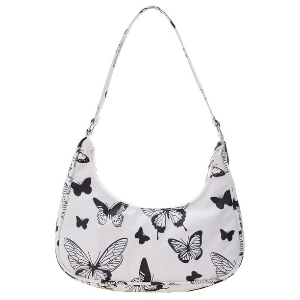 Moda mujer patrón animal estampado axila bolso Hobos bolsos (mariposa) Tmvgtek Oficina Multiescena Multifunción