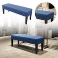 thumbnail image 2 of Dining Bench Cover, Stretch Removable Long Seat Slipcover with Washable Design, Rectangle Bench Protector for Dining Room Living Room Kitchen Bedroom, 2 of 7