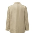 thumbnail image 3 of Women Workoffice Suit V Neck Cardigan Single Breasted Fashion Jacket Pockets Professional Overcoat Button Down Fitted Outwear Solid Color Blazer, 3 of 6