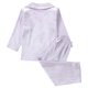 thumbnail image 4 of Odeerbi 1-8 Años Niños Niñas Pijama de Satén Con Solapa Entallada Camisa de Manga Larga Conjunto de Pantalones Suave Ropa de Dormir de Dos Piezas Pijama de Dos Piezas, 4 of 9