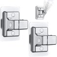thumbnail image 1 of Soporte para cabezal de ducha, 2 soportes de ducha universales, soporte de cabezal de ducha universal ajustable de 360°, soporte de ducha sin taladro, soporte de ducha montado en la pared para c, 1 of 5