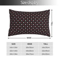 thumbnail image 4 of Disketp Pillow Covers Red And White Polka Dots Pattern Throw Pillow Case Cushion Covers,Cushion For Bedroom,Couch,Home-14"X20", 4 of 8