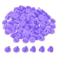 thumbnail image 1 of Uxcell Pinzas de goma para broches, soporte de pin de solapa, accesorios decorativos, morado, paquete de 100, 1 of 6