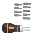 thumbnail image 5 of 9 in 1 Adjustable Ratcheting Screwdriver Set Magnetic Nut Driver Tools Multifunctional Repair Hand Screwdriver, 5 of 6