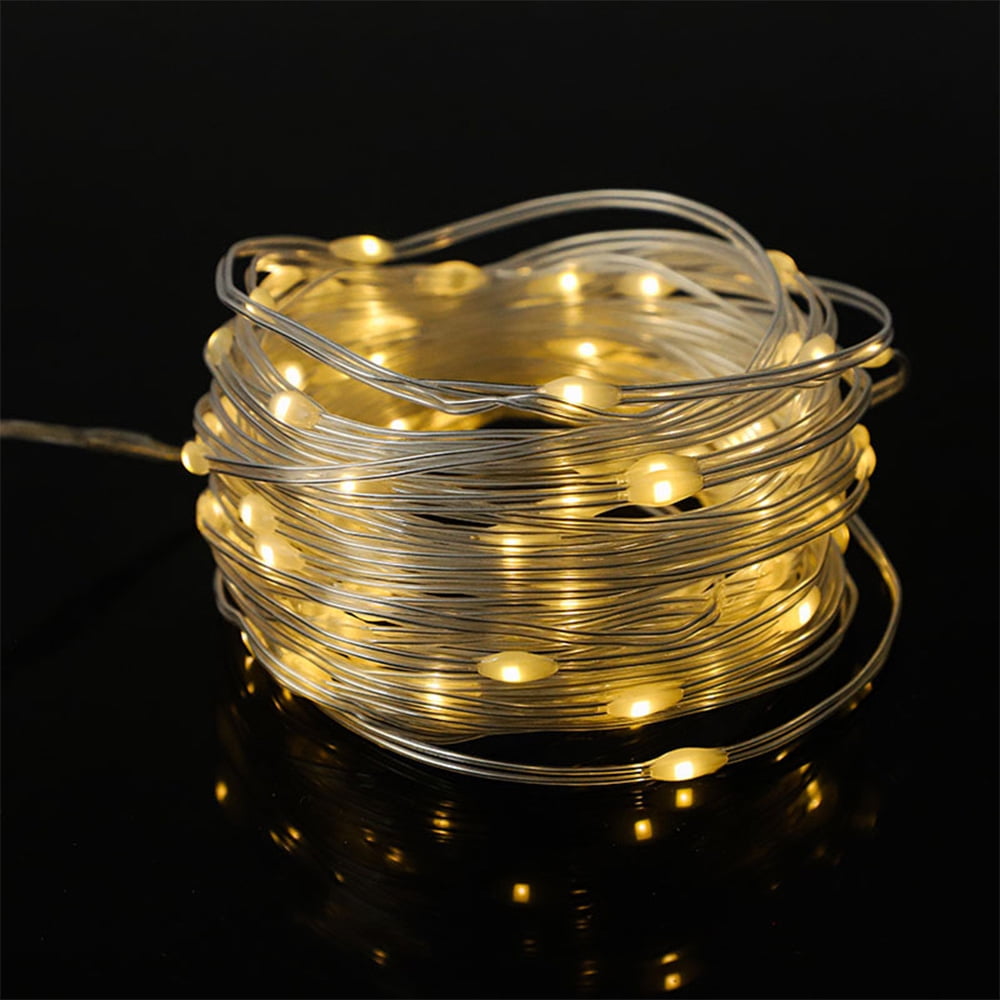 Waterproof 20/30/40/50/100 LEDs String Copper Wire Fairy Lights Battery Powered 
