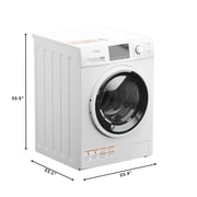 KoolMore 2.7 Cu. ft. All-in-One Washer & Dryer Combo in White.