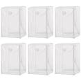 thumbnail image 2 of 6Pcs Transparent Figures Doll Bag Box Action Figures Toys Collectibles Display Container, 2 of 8