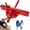 1pc-red, variant on Precision Aluminum Beveled Baffle Plates, Miter Gauge for Table Saw with Grating Stops Adjustable Spring Loaded Plunger & Disc, Standard Slot 3/4'' X 3/8'', Miter Gauge for Wood Working