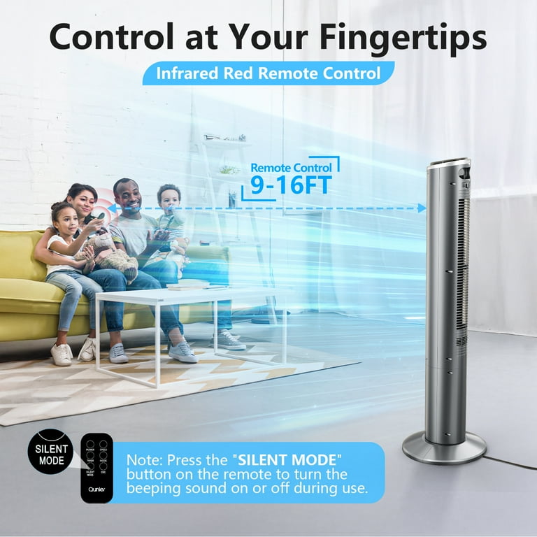 Qunler 40-Inch Tower Fan with Remote Control photo 3