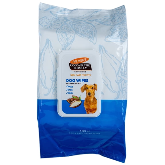 Palmer's Pets Refreshing Wipe for Dogs with Coconut Oil and Vitamin E, 100ct