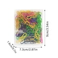 thumbnail image 4 of Fixing Clip Music Themed Colorful Metal Paper Clips Set for Organization and School Supplies, 4 of 8