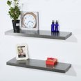 thumbnail image 3 of Set of 2  Modern and Contemporary Black oak Floating Shelf - 31.5*9.25*1.5 inches, 3 of 5