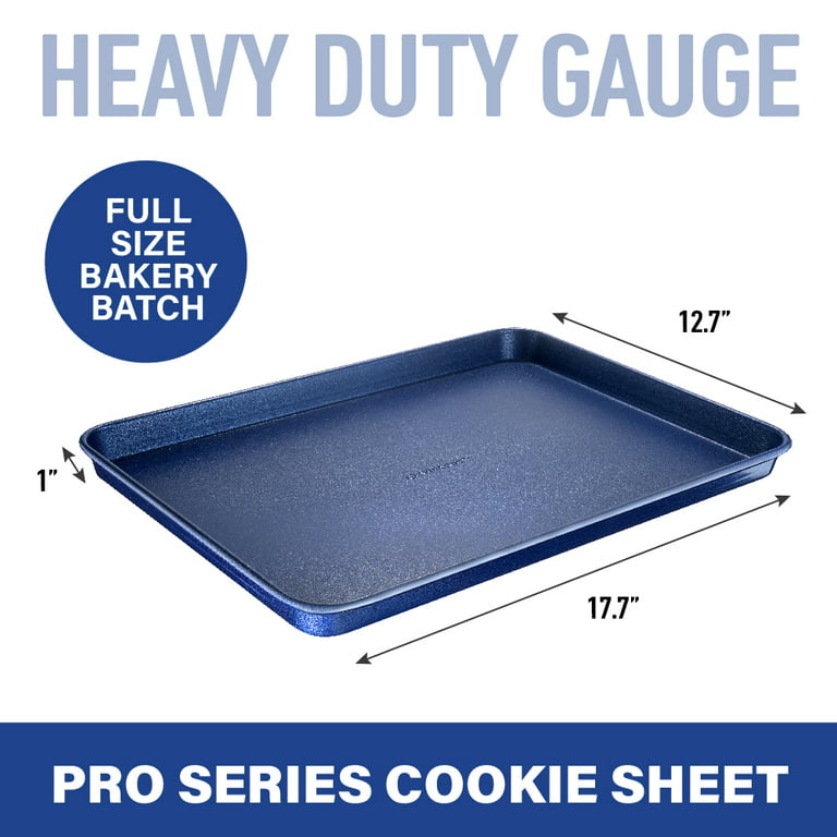 Granitestone Nonstick Bakeware Set, 5 Piece Chef's Size Bakery Quality  Baking Set, Even Heat & Non-Warp Technology, Includes XL Cookie Sheet,  Muffin Pan, Loaf P…
