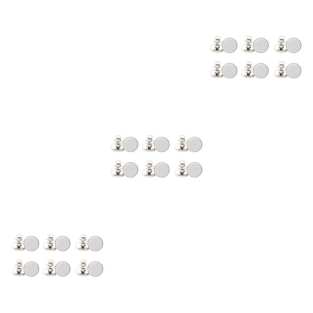 Inteprter 12 unids/set hebilla de botón de Metal ajustable declaración de moda para cintura ajustar la cintura fácil 3 Type1 NO1