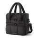 thumbnail image 1 of Lonchera BAGSMART con aislamiento de dos pisos, negra, 1 of 6