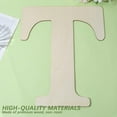 thumbnail image 7 of 11.8 x 14.8 Inch Large Wooden Letter T Wood Cutouts Alphabet MDF Blank Unfinished Paintable White Word Craft Board Sign Piece for DIY, 7 of 7