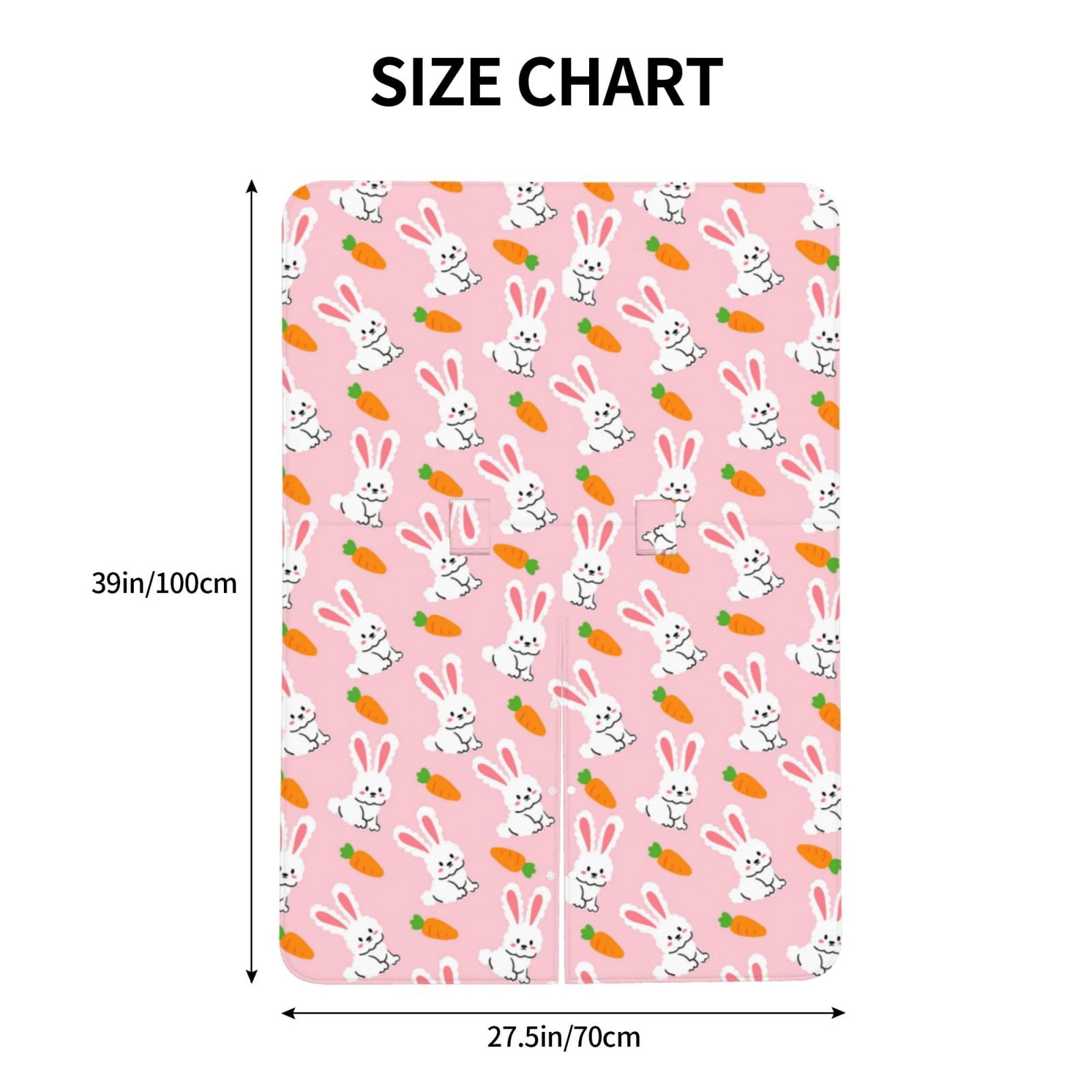 Naloa Rabbit And Carrot Baby Car Seat Cover, Breathable Baby Carrier Cover, Multiuse Baby Carrier Cover & Nursing Breastfeeding Cover