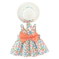 thumbnail image 2 of FYMNSI Infant Baby Girl Dress Toddler Girl Clothes Backless Sleeveless Flower Sundress Summer Dresses 6-12 Months, 2 of 4
