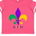thumbnail image 4 of Inktastic Mardi Gras Fleur De Lis Girls Toddler T-Shirt, 4 of 5