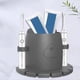 thumbnail image 2 of Soporte de pared para cepillo de dientes para baño, soporte autoadhesivo para cepillo de dientes eléctrico, pasta de dientes y maquinilla de afeitar, 2 of 5