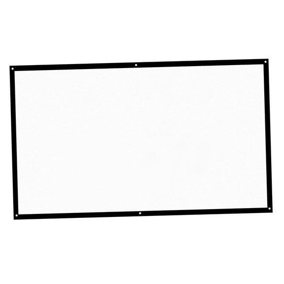 Arealer H70 70'' Portable Projector Screen HD 16:9 White Dacron 70 Inch Diagonal Projection Screen Foldable Home Theater for Wall Projection Indoors Outdoors