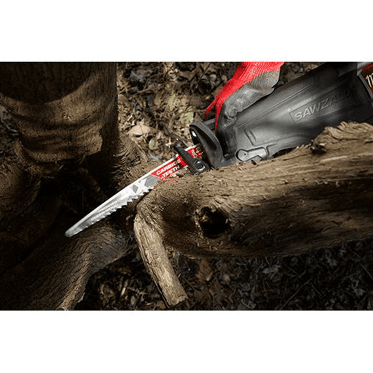 Milwaukee Tool 9" 3 TPI The AX with Carbide Teeth for Pruning & Clean Wood SAWZALL Blade 3PK