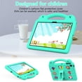thumbnail image 2 of Case for Lenovo Tab 10.1 (2025) TB-311FU / Tab K10 2nd Gen 10.1 inch TB-311XU Cute Portable Kids Shockproof Cover With Stand, 2 of 7