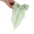 thumbnail image 4 of Unique Bargains 1 Pc Grace Bow Ribbon Duckbill Hair Clips for Home Green, 4 of 5