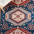 thumbnail image 6 of SAFAVIEH Kashan Laura Bordered Runner Rug, Blue/Ivory, 2'6" x 8', 6 of 8