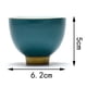 thumbnail image 5 of Taza de té de cerámica elegante y hermosa con borde dorado, juego de té de cerámica, regalo premium, 5 of 5