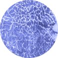 thumbnail image 1 of Ahgly Company Indoor Round Abstract Blue Contemporary Area Rugs, 8' Round, 1 of 4