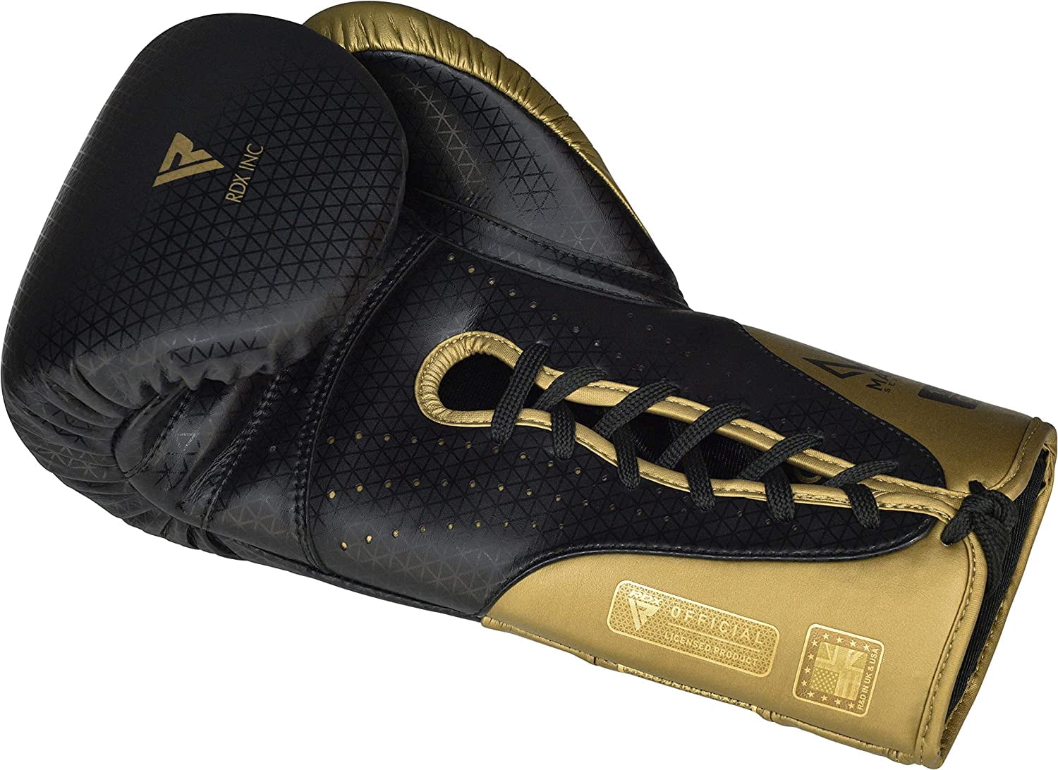 RDX Boxing Gloves for Training Muay Thai Mitts, Maya Hide Leather MARK PRO Glove for Sparring, Kickboxing, Fighting, Punch Bags, Focus Pads and Double End Ball Punching