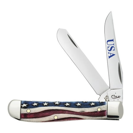 UPC 021205641355 product image for Case XX 64135 Star Spangled Mini Trapper Knife | upcitemdb.com