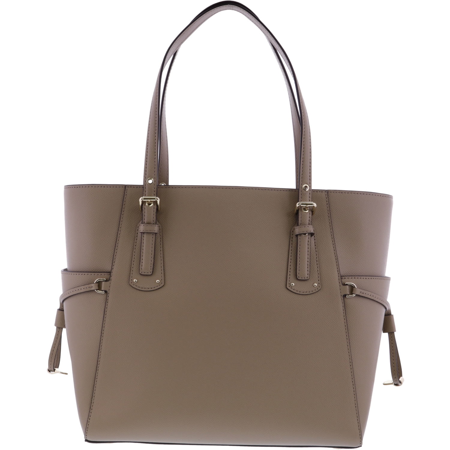 Michael Kors Women's Voyager Crossgrain Leather Tote - Truffle